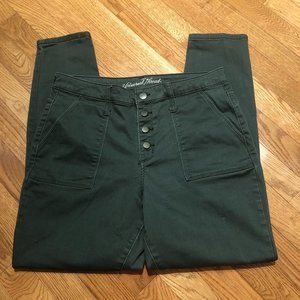 Universal Thread High-Rise Skinny Jeans Olive Green Sz 12